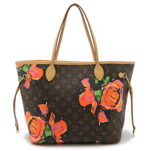 LOUIS VUITTON Brown Monogram Neverfull MM Shoulder Bag